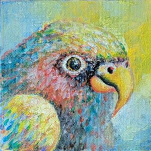 Prismatic Parrot - Oil